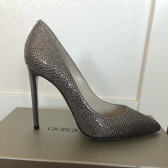 Giorgio Armani Crystal Satin Pump - Picture 2 of 8